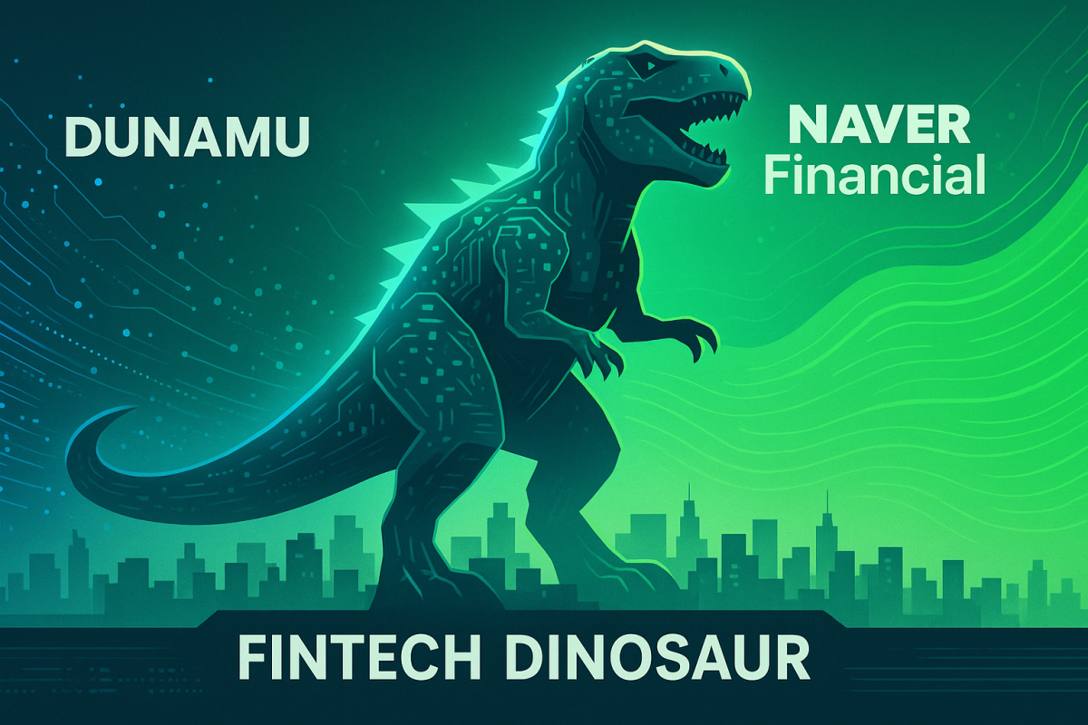 ▲두나무-네이버파이낸셜 합병 이미지 (출처=챗GPT)