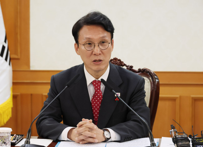 ▲김민석 국무총리가 25일 서울 종로구 정부서울청사에서 열린 제19차 아동정책조정위원회 회의에서 발언하고 있다. (연합뉴스)