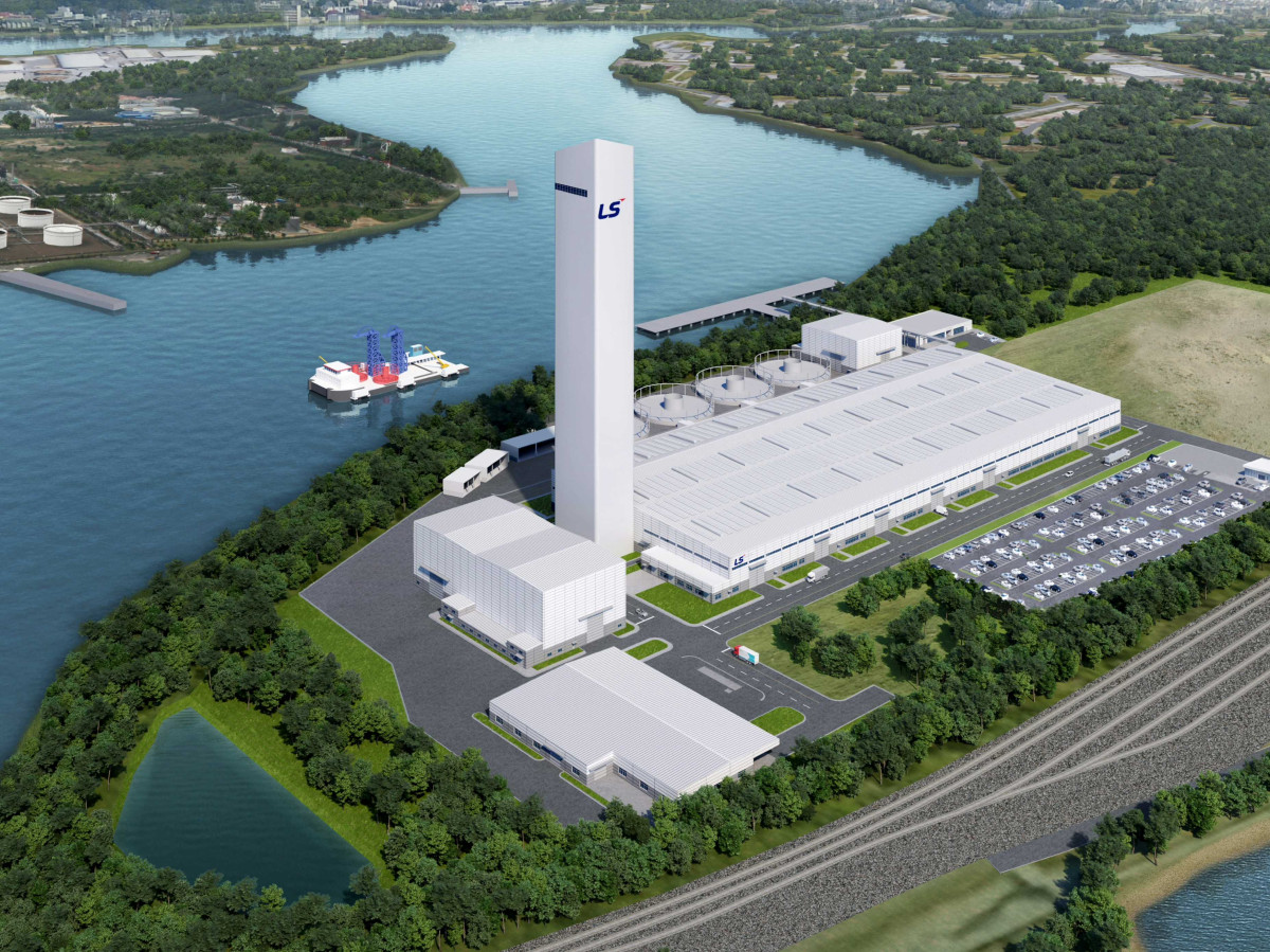 ▲LS전선 미국 자회사, LS그린링크의 미국 버지니아주 해저케이블 공장 조감도. (사진제공-LS)