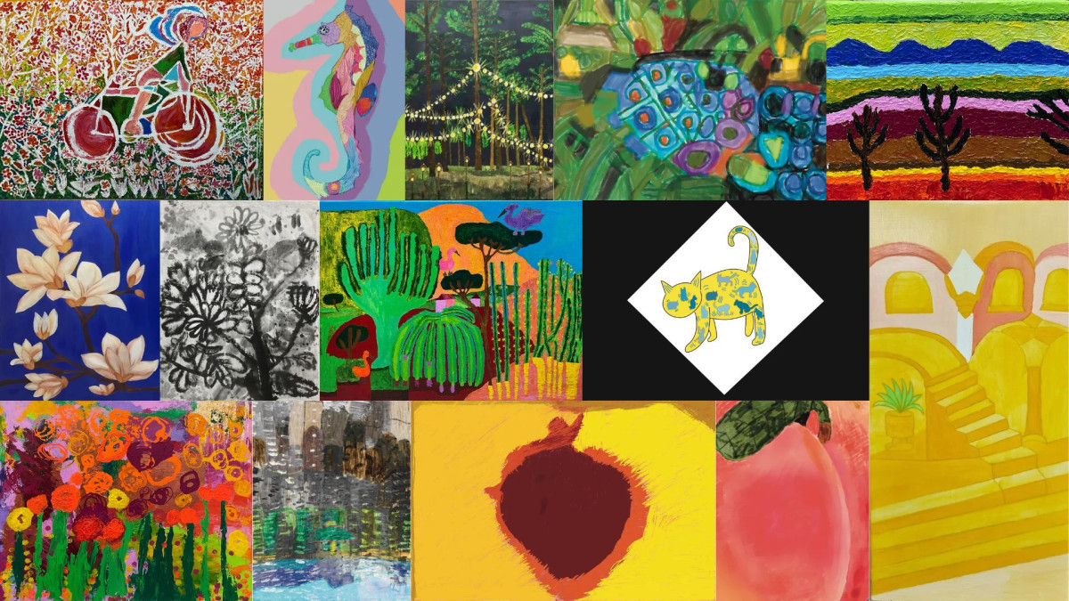 ▲‘뷰티풀리 해피(Beautifully Happy)’ 전시회에서 만날 수 있는 작품들. (사진제공=동원홈푸드)