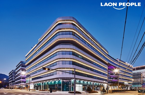 라온피플 사옥, 기존 토지 및 건물가치 63% 증가해 563억원