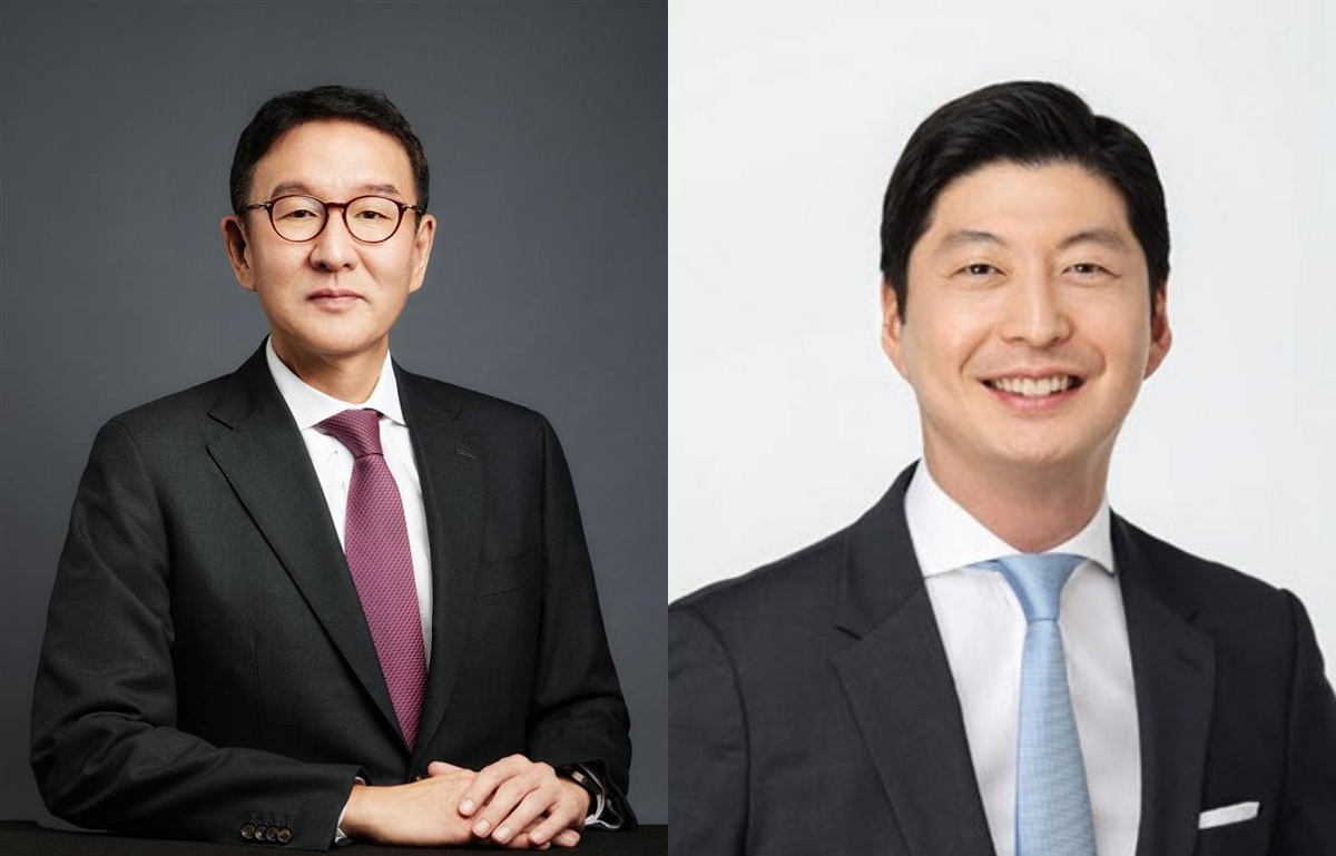 ▲허용수 GS 에너지 대표이사 부회장(왼쪽)과 허세홍 GS칼텍스 대표이사 부회장(오른쪽). (사진= GS그룹)