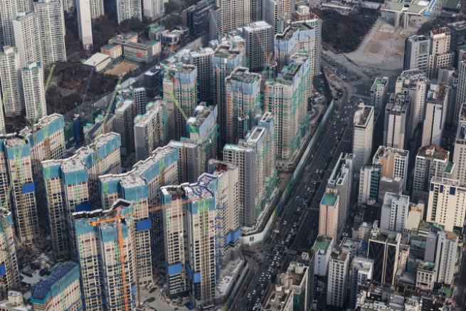 ▲서울 아파트 단지 공사 현장 모습. (연합뉴스)