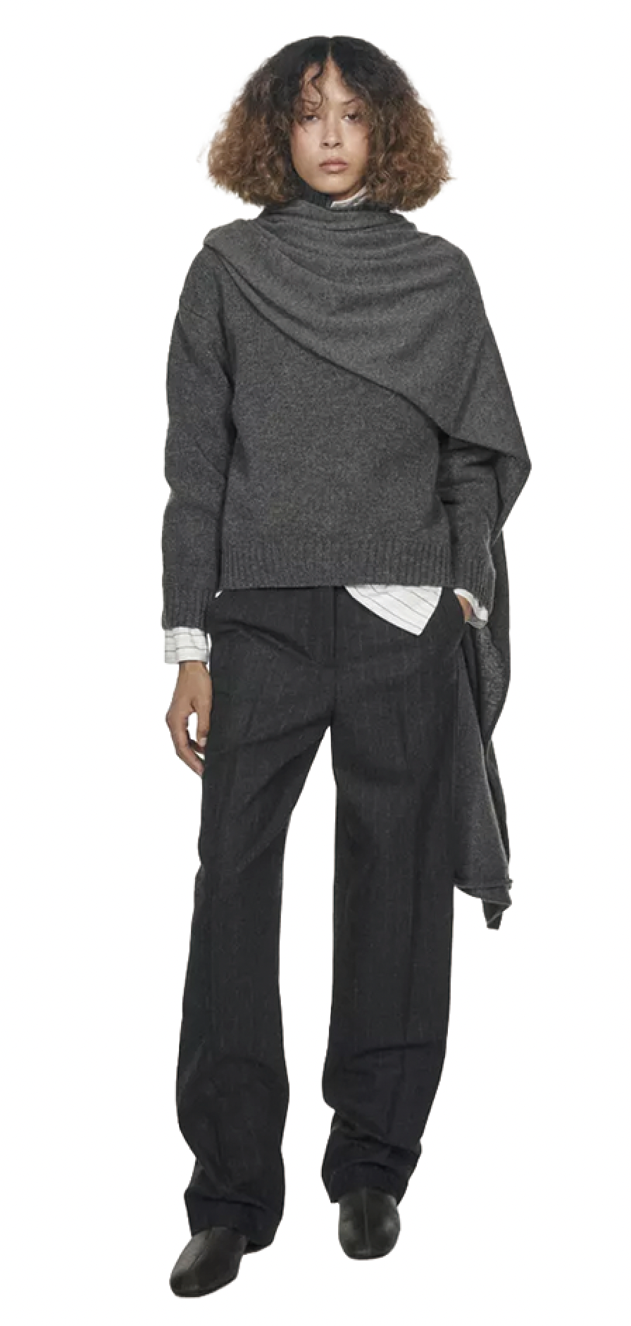 ▲소프트 니트 레이어링-마시모뚜띠(Massimo Dutti).