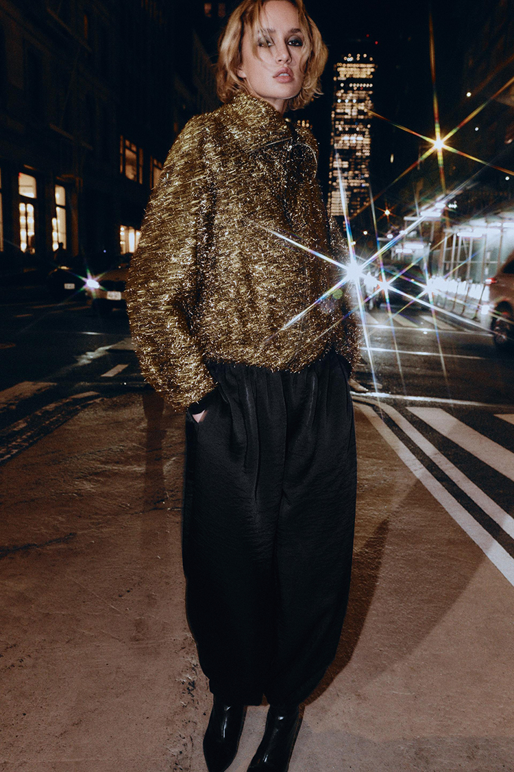 ▲메탈릭 포인트-자라(ZARA).