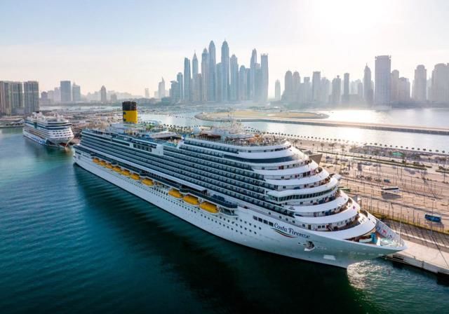 ▲두바이 크루즈 터미널 모습. (사진제공=전북도)