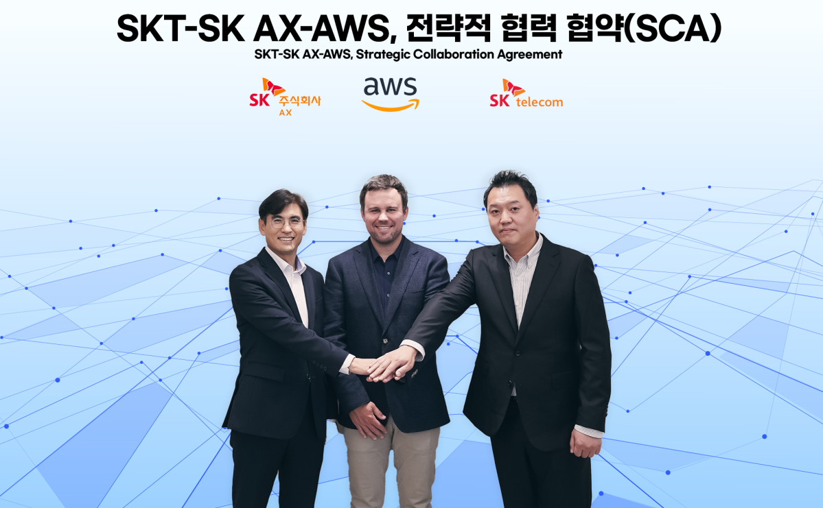 SKT-SK AX, AWS와 전략적 협력… AI 클라우드 산업 공략