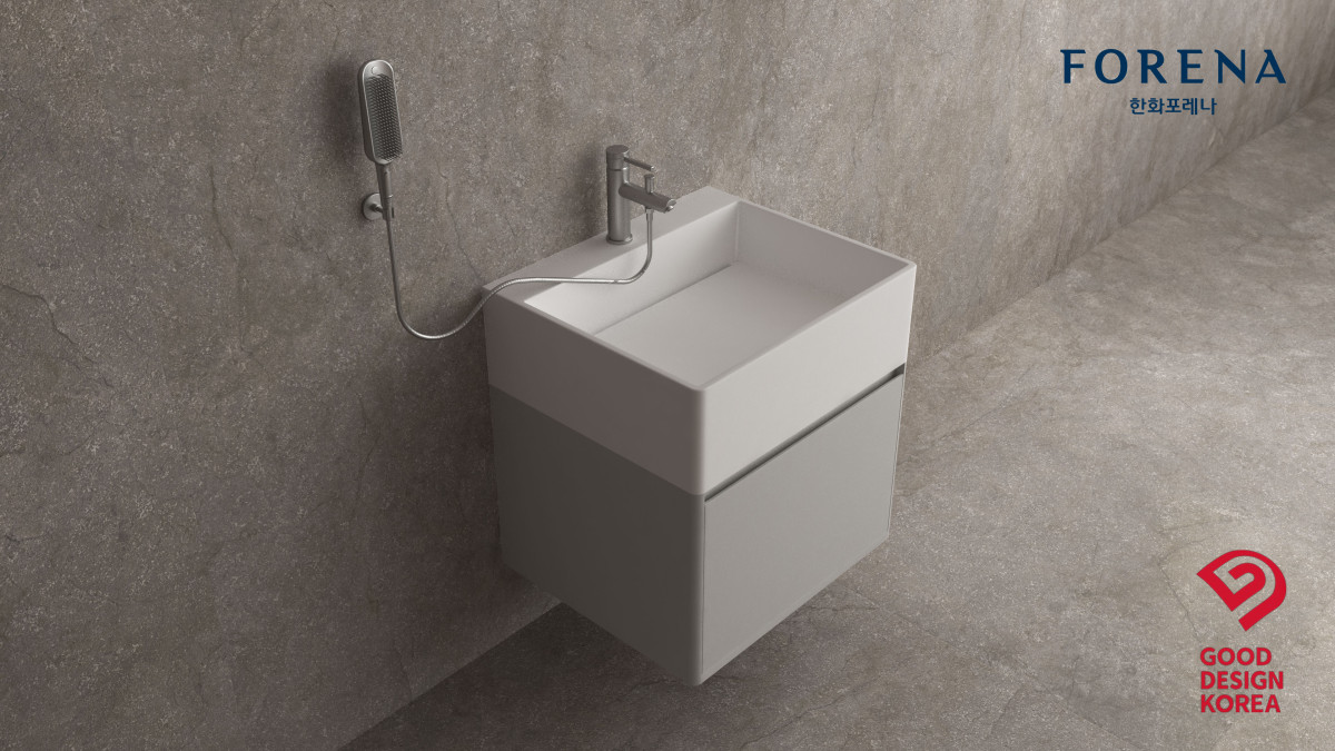 ▲ ‘2025 굿 디자인 어워드’ 에서 수상한 한화 건설부문의 ‘반려동물 세정대’ (사진제공=한화 건설부문)