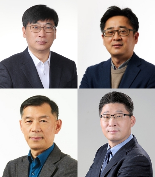 ▲(왼쪽 시계방향으로) 김현조, 윤재균, 이동현, 이성락 삼성중공업 신임 부사장. (사진제공=삼성중공업)