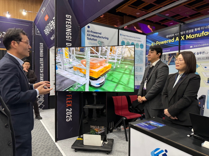 ▲(좌)조희수 경기지방중소벤처기업청장, (우)김애린 링크투어스 대표 (링크투어스 제공)