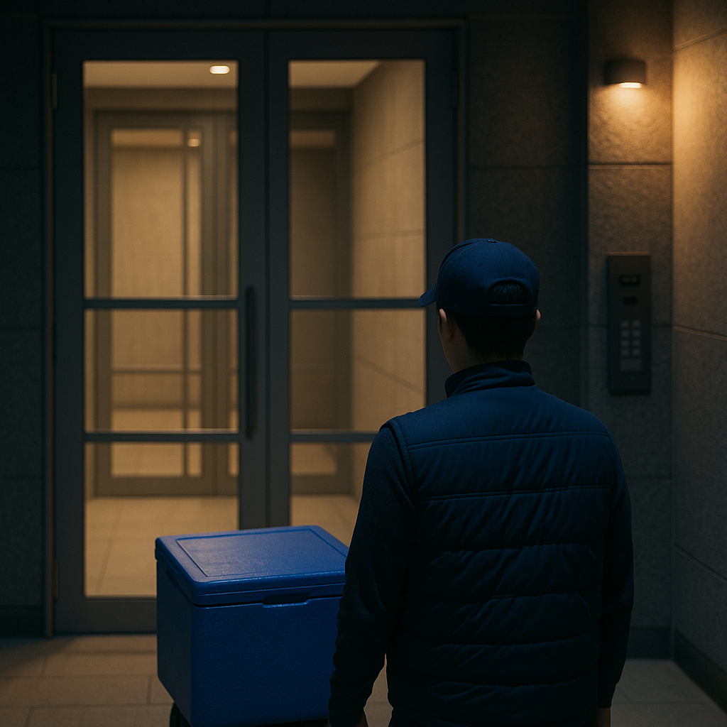 ▲새벽배송 이미지 (챗GPT)