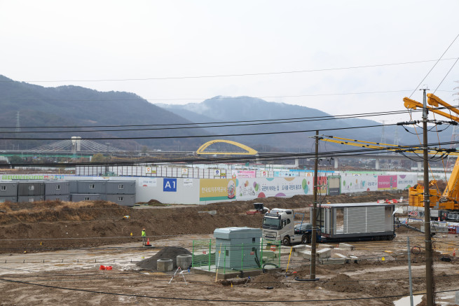 ▲남양주 왕숙지구 공사현장. (사진제공=한국토지주택공사)