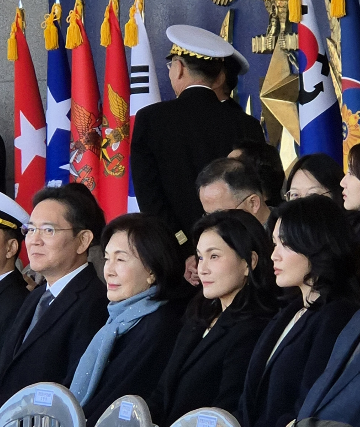 ▲(왼쪽부터) 이재용 삼성전자 회장, 홍라희 삼성미술관 리움 명예관장, 이서현 삼성물산 사장 (박민웅 기자 pmw7001@)