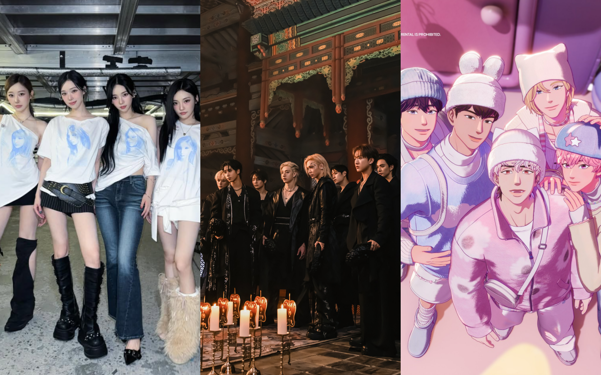 ▲그룹 에스파(왼쪽부터), 스트레이 키즈, 플레이브. (사진제공=SM엔터테인먼트, JYP엔터테인먼트, 블래스트)