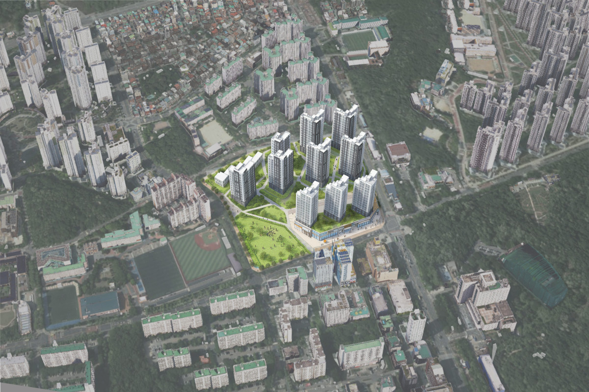 ▲고덕역 도심 공공주택 복합지구 조감도. (사진제공=국토교통부)