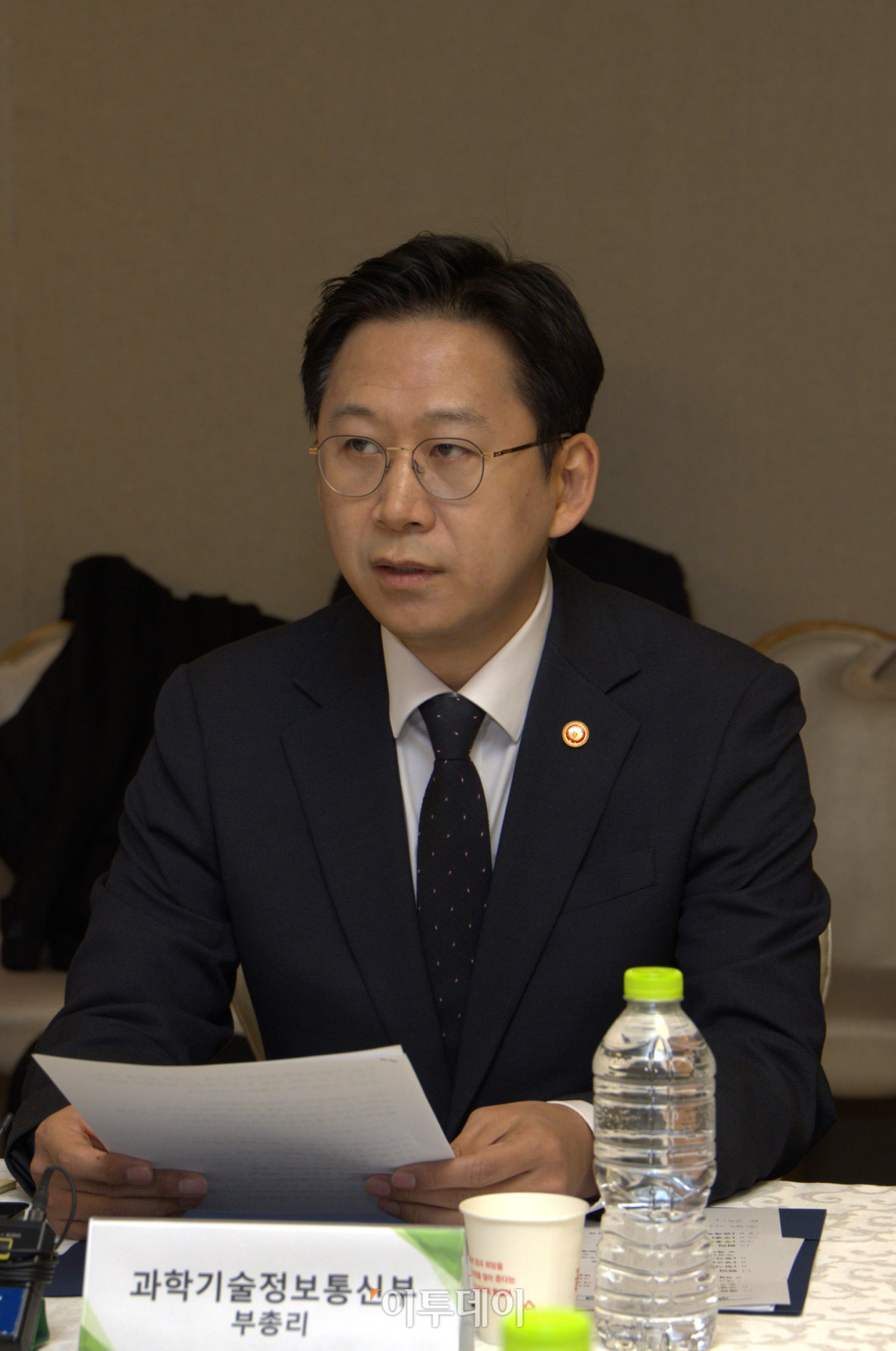 ▲배경훈 부총리 겸 과학기술정보통신부 장관이 30일 서울 종로구 정부서울청사에서 열린 쿠팡 관련 긴급 관계부처 장관회의에서 모두발언을 하고 있다. 조현호 기자 hyunho@