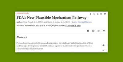 FDA, 개인맞춤형 유전자편집 '승인 가속화' 경로 제시