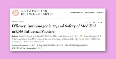 화이자, ‘mRNA 독감백신’ 시판백신比 “효능 34.5%↑”