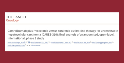 HLB, ‘리보세라닙’ 간암 3상 최종 “란셋 온콜로지” 게재