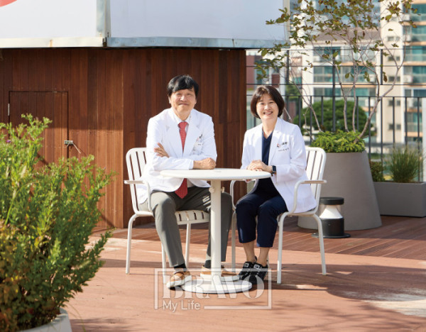 ▲광동병원 조상헌 병원장(왼쪽)과 박민정 대표원장 겸 글로벌검진센터장. 성민하 프리랜서 s-mean@naver.com