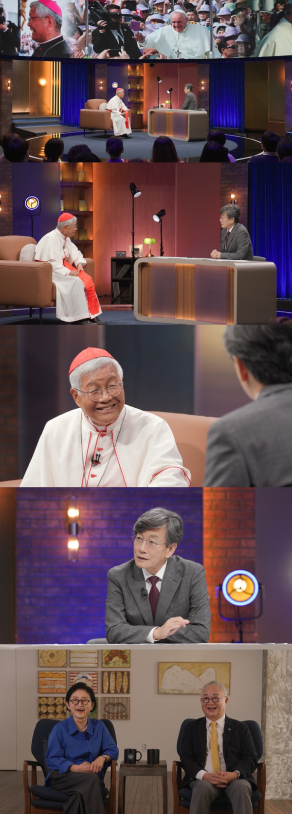 ▲'손석희의 질문들' 유흥식 추기경(사진제공=MBC)