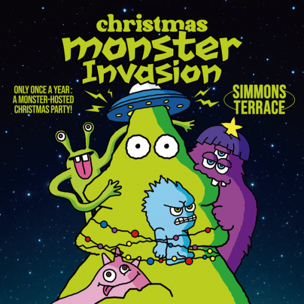 ▲'크리스마스 몬스터 인베이젼' 포스터(시몬스)
