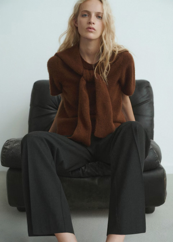 ▲소프트 니트 레이어링-마시모뚜띠(망고(MANGO).