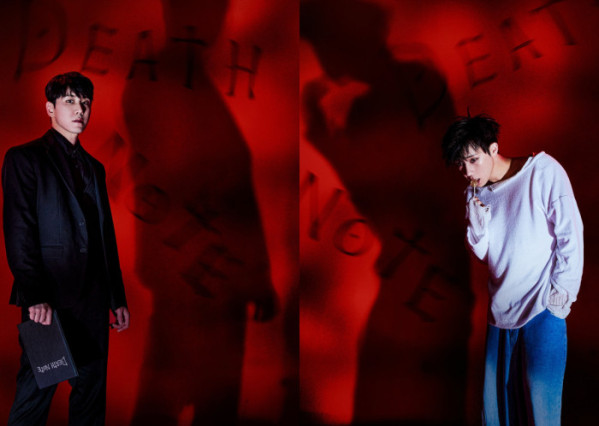 ▲라이토 역_조형균, 엘 역_김성규.(오디컴퍼니)