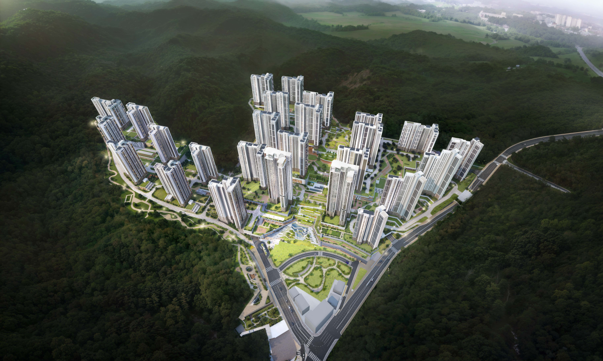 ▲백사마을 재개발사업지 조감도. (사진제공=서울시)