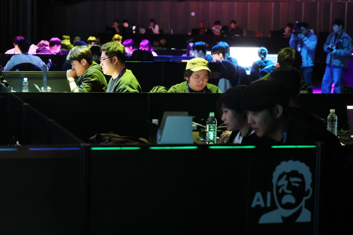 ▲1일 서울 강남구 코엑스에서 '2025 인공지능 해킹방어대회(ACDC·AI Cyber Defense Contest)'가 열리고 있다. 신태현 기자 holjjak@