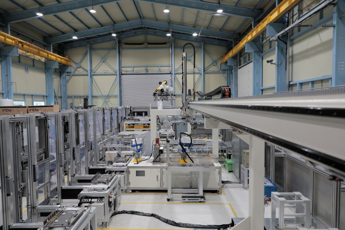 ▲뉴로메카의 전기강판 시험편 가공 로봇 자동화 솔루션.(뉴로메카 제공)