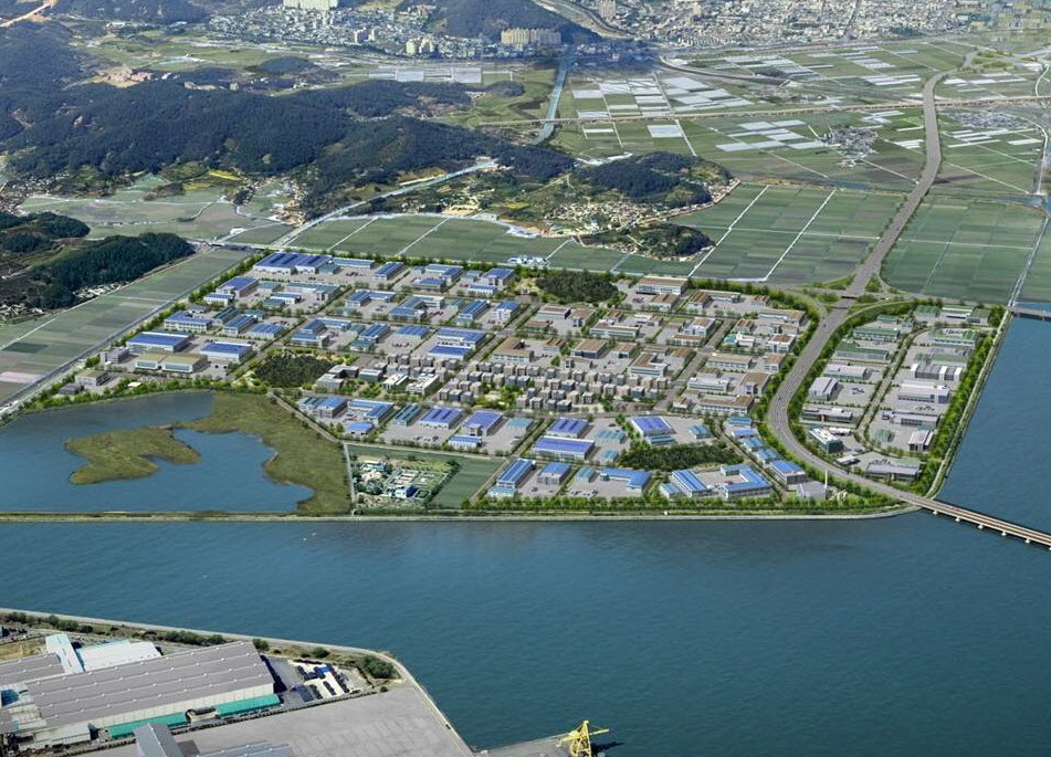 ▲광양만권 세풍산업단지 조감도. (사진제공=광양경제청)