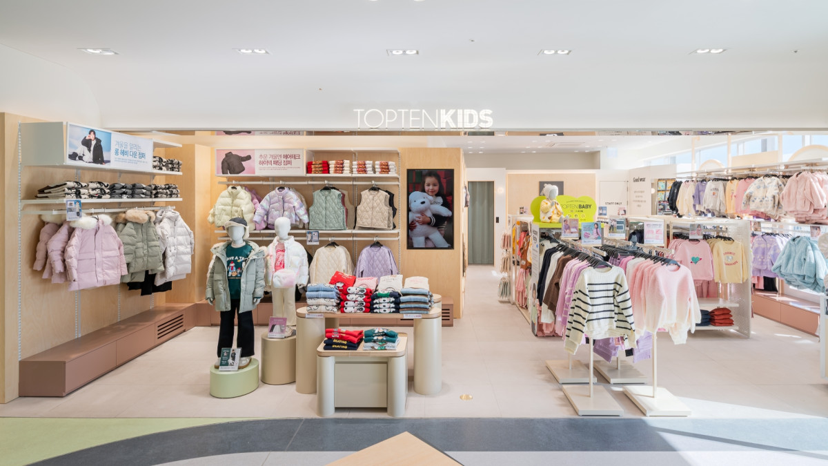 ▲신세계사이먼 여주 프리미엄 아울렛 탑텐키즈 매장. (사진제공=신성통상)