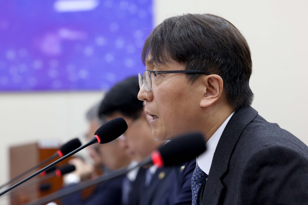 ▲박대준 쿠팡 대표이사가 2일 서울 여의도 국회에서 열린 과학기술정보방송통신위원회의 쿠팡 고객 개인정보 유출 사태 관련 긴급 현안질의에 출석해 의원 질의에 답하고 있다. 신태현 기자 holjjak@