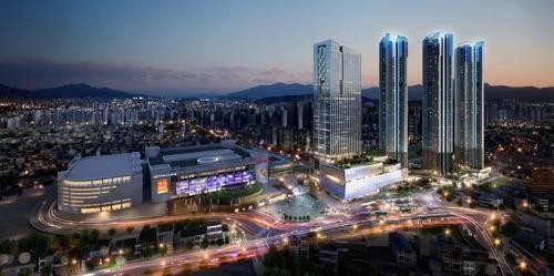 ▲청량리역롯데캐슬 SKY-L65 조감도. (사진제공=롯데건설)