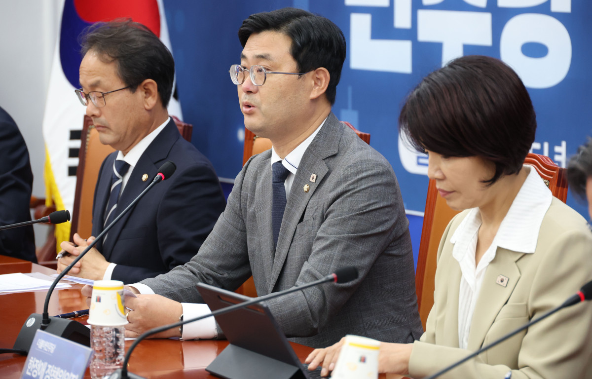 ▲이정문 디지털자산 TF 위원장이 9월 24일 오전 서울 여의도 국회에서 열린 더불어민주당 디지털자산 TF 발대식에서 발언을 하고 있다. (사진=뉴시스)