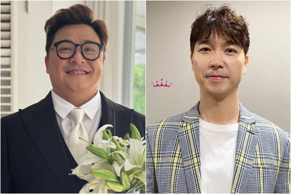 ▲개그맨 윤정수(왼), 박수홍. (출처=윤정수, 박수홍SNS)