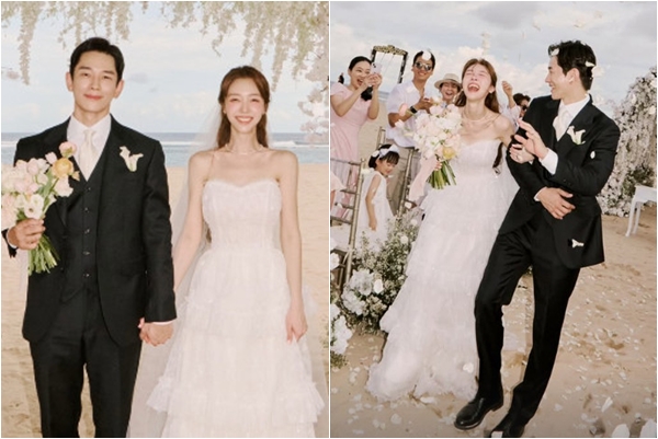 ▲배우 온주완, 방민아 부부. (출처=온주완SNS)