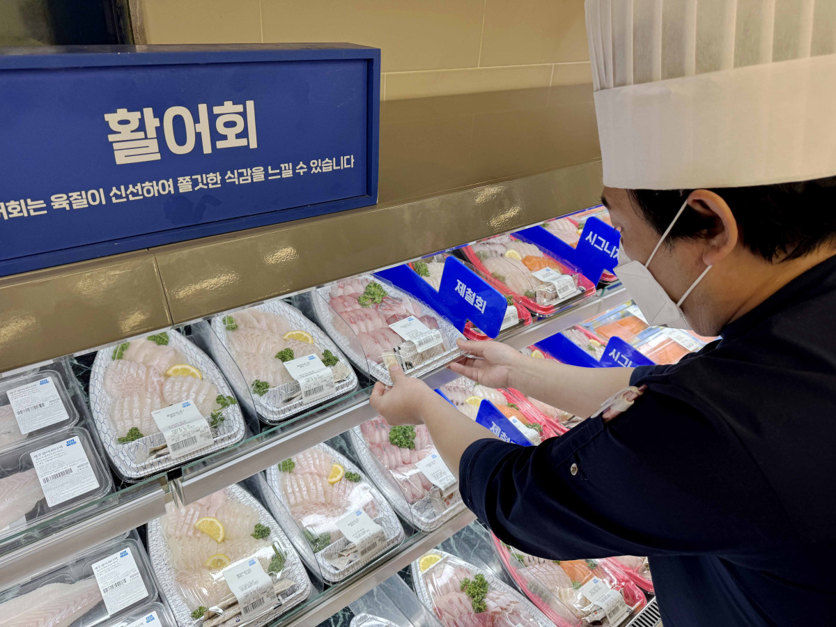 ▲이마트 생선회 매장(가든5점) (사진제공=이마트)