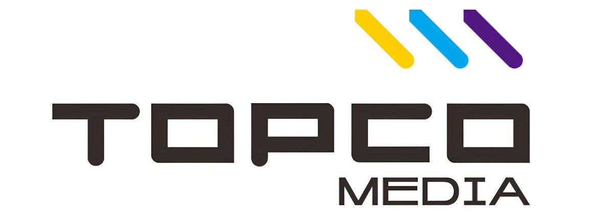 ▲탑코미디어 CI.  (출처=탑코미디어)