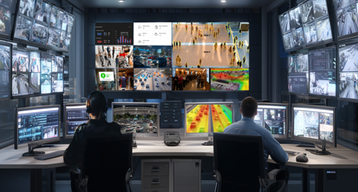 ▲한화비전 관제센터 (사진제공=한화비전)