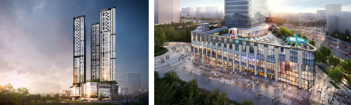 ▲(사진 왼쪽부터) 대구 더샵 센트리엘 스퀘어몰, 부산 IFC MALL Busan (CBRE코리아)