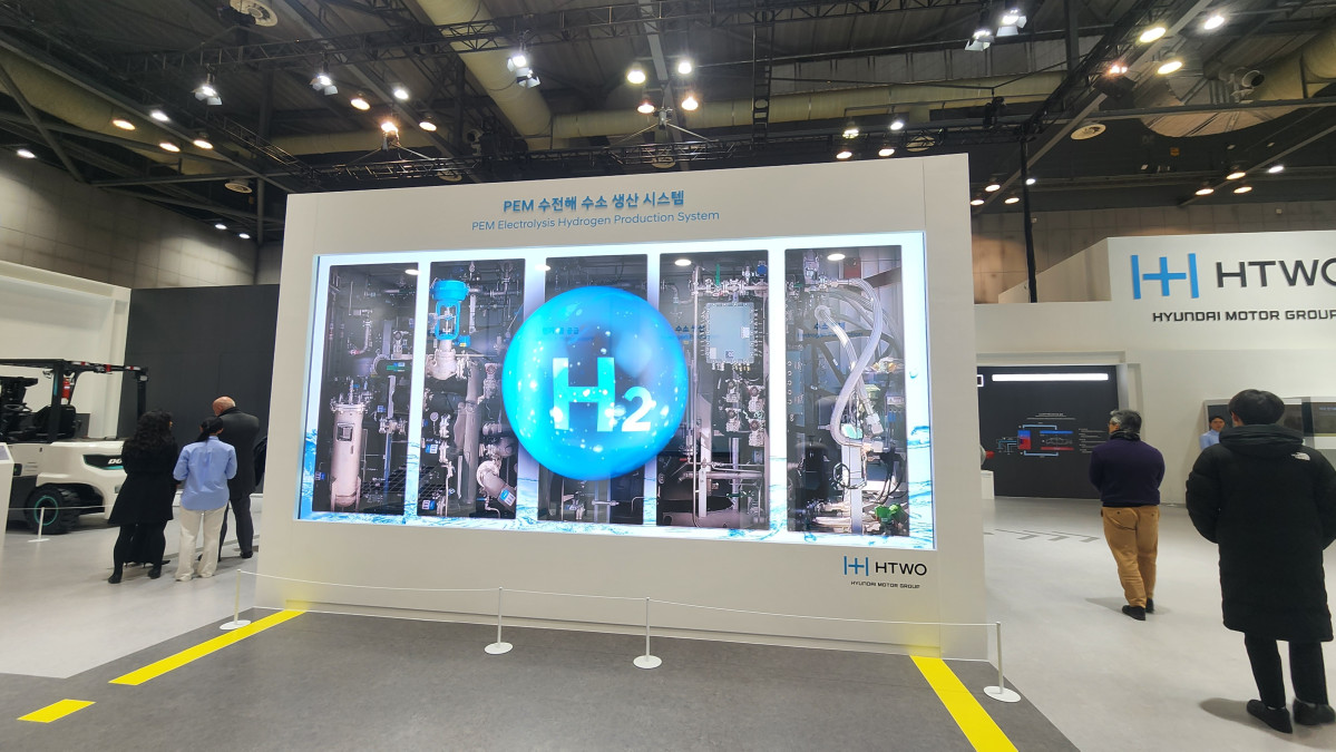 ▲ 고분자전해질막(PEM) 수전해 기술 모습. (김채빈 기자 chaebi@)