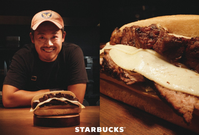 ▲테이스티 저니 '유용욱 바베큐 투컷 비프 샌드위치' 연출 이미지. (사진제공=스타벅스코리아)