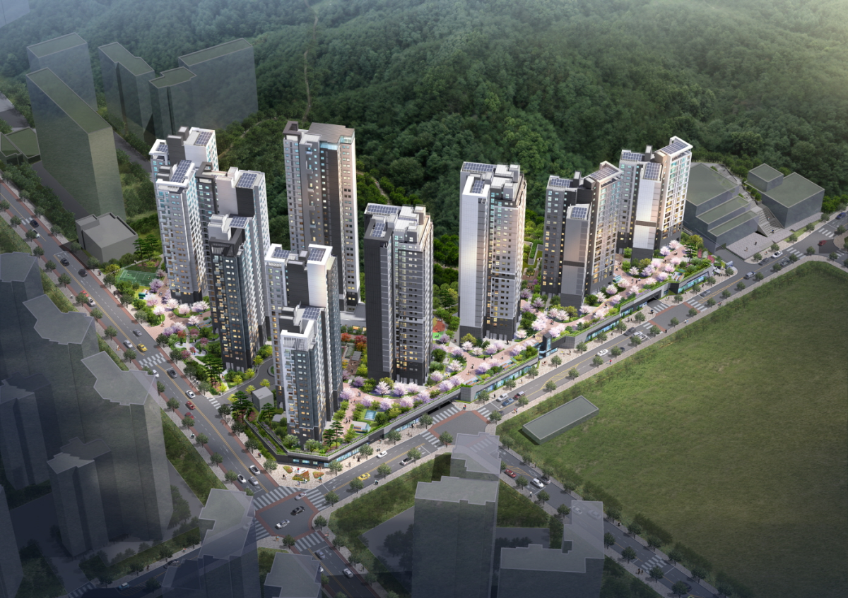 ▲수색8구역 재정비촉진지구 주택재개발 정비사업 조감도. (서울시)