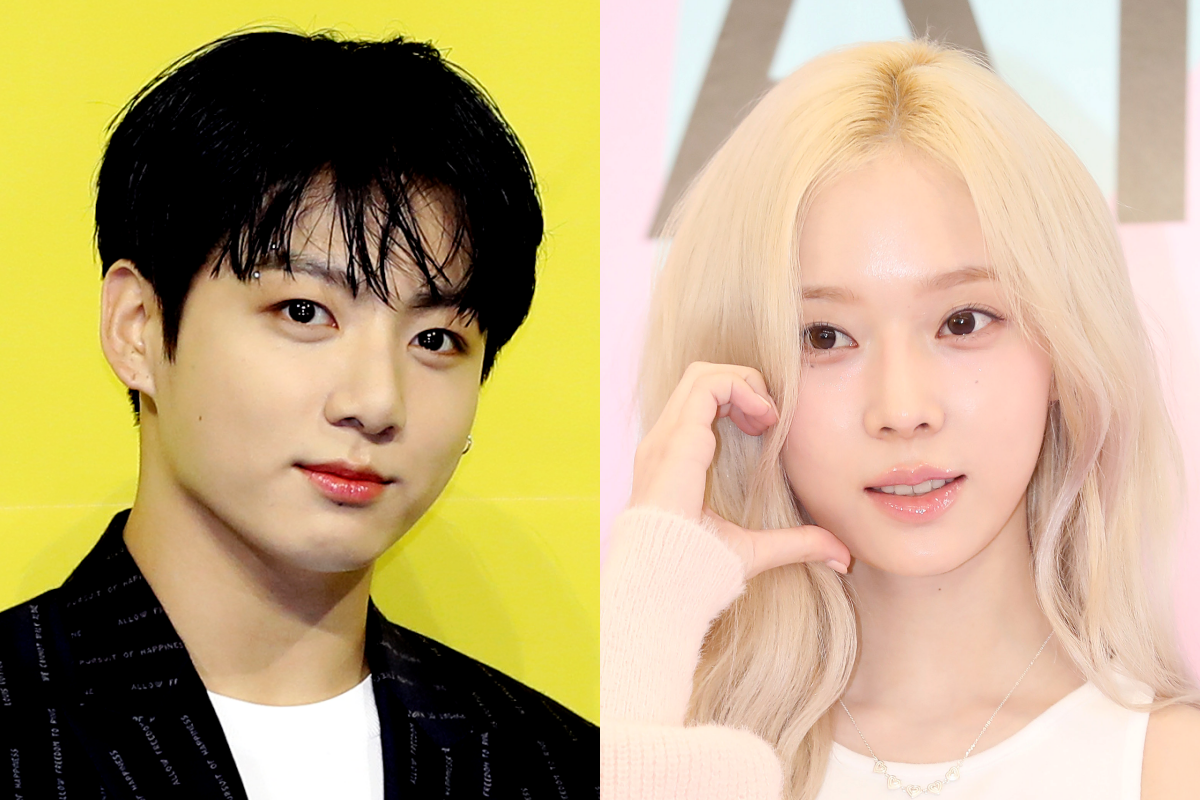 ▲방탄소년단 정국(왼쪽), 에스파 윈터. (뉴시스)