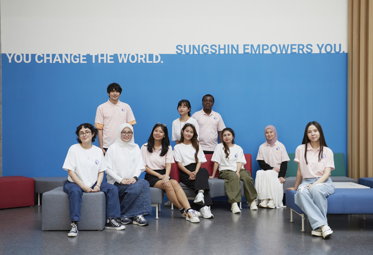 ▲성신여대에서 학업과 글로벌 교류를 이어가는 다양한 국적의 국제학생들. (사진=성신여대)