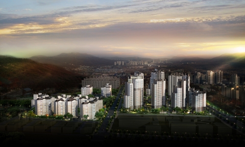 ▲과천푸르지오써밋 석경투시도. (사진제공=대우건설)