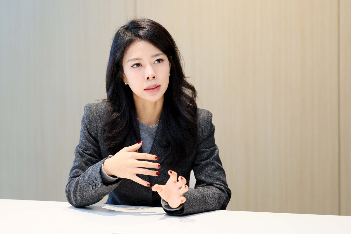 ▲이정민 HD현대 AI전략팀장이 20일 경기 성남시 HD현대GRC에서 이투데이와 인터뷰를 갖고 있다.  (신태현 기자 holjjak@)