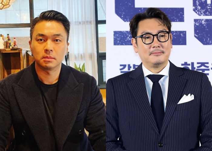 ▲왼쪽부터 배우 정준, 조진웅. (출처=정준 SNS, 뉴시스)